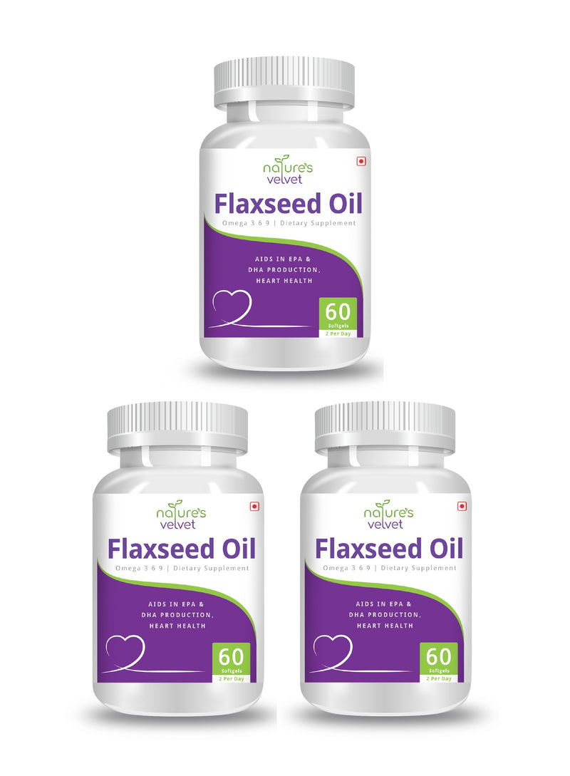 Flax Seed Oil With Omega 3,6,9 Naturesvelvet