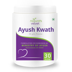 Ayush Kwath Kadha, Immunity booster Powder(Formulation Recommended by Ministry of Ayush, Govt.of INDIA)-90gms