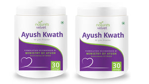 Ayush Kwath Kadha, Immunity booster Powder(Formulation Recommended by Ministry of Ayush, Govt.of INDIA)-90gms