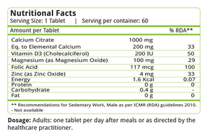 Calcium Magnesium Zinc with Vitamin D3