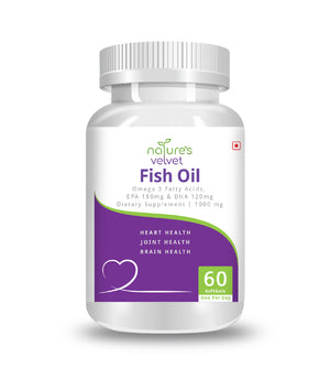 Rich Omega 3 Fish Oil - Supports Cardiovascular, Joint & Brain Health