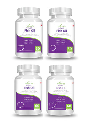 Rich Omega 3 Fish Oil - Supports Cardiovascular, Joint & Brain Health