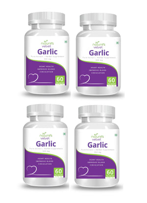 Pure Garlic Extract - 500 MG (60 Vegetarian Capsules)