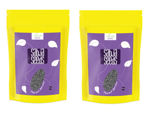 nature's velvet Basil Seeds(Tukmariya/ Sabja Seeds), Raw and Premium, 250g