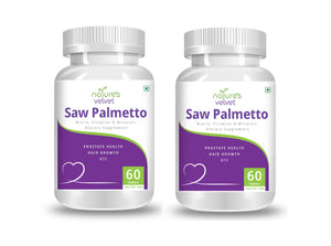 Saw Palmetto 160mg with Biotin for Prostate and Hair growth (60 Tablets)