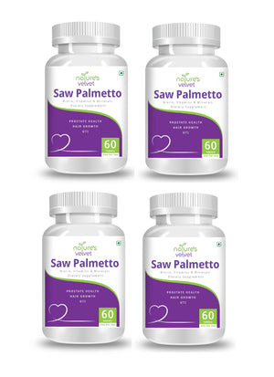 Saw Palmetto 160mg with Biotin for Prostate and Hair growth (60 Tablets)