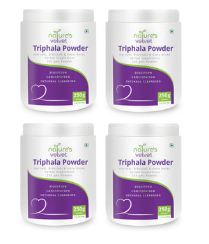 Natures Velvet Triphala Powder (Haritaki, Bibhitaki & Amla Herbs) 250g
