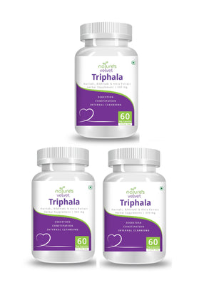 Triphala Pure Extract - Digestion And Colon Cleanse - 500 MG (60 Vegetarian Capsules)