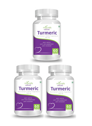 Turmeric Pure Extract - Triple Strength Turmeric - 500 MG (60 Vegetarian Capsules)