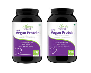 Vegan Protein - 100% Vegan & Plant Based Protein - Rich in BCAAs - Unflavored