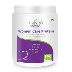Women Care Protein For Strength And Bone Health - Vegan - Unflavored - 300 GMS Powder