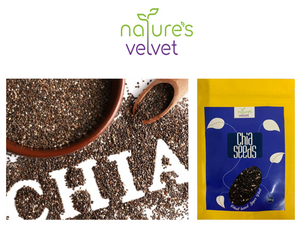 nature's velvet Chia Seeds, Raw and Premium, 250g