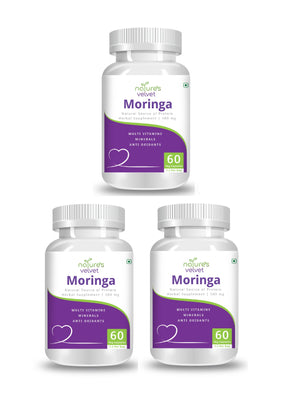 Moringa - Essential Protein & Nutrition - Pure Leaf Extact Capsule