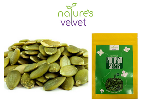 nature's velvet Pumpkin Seeds, Raw and Premium, 250g