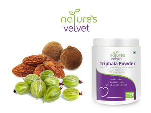 Natures Velvet Triphala Powder (Haritaki, Bibhitaki & Amla Herbs) 250g
